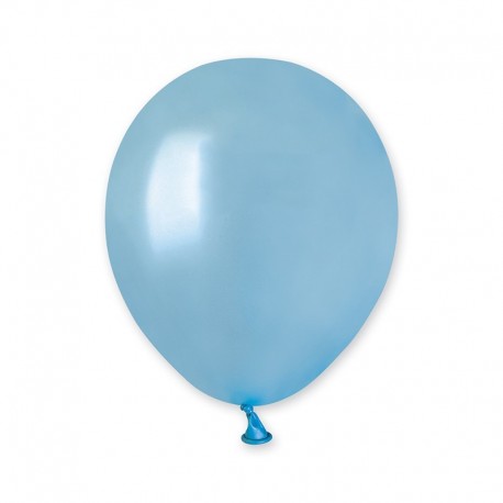 Palloncini Metallic Azzurro 12 cm