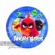 8 Piatti Tondi Carta Angry Bird 18 cm