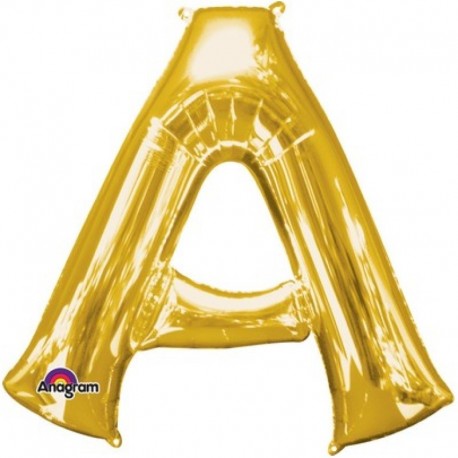 Pallone Lettera A Oro 90 cm