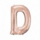 Pallone Lettera D Rosa Gold 40 cm