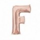 Pallone Lettera F Rosa Gold 40 cm