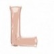 Pallone Lettera L Rosa Gold 40 cm