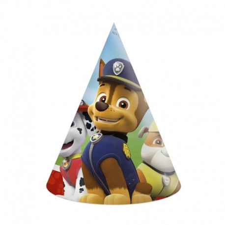 8 Cappellini Carta Paw Patrol 12x16 cm