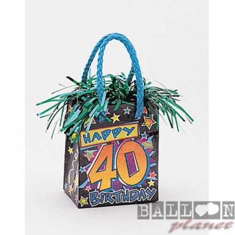 Pesetto Bag 40 Happy Birthday 14x7 cm