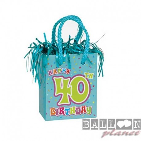 Pesetto Bag 40 Happy Birthday 14x7 cm