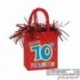 Pesetto Bag 10 Happy Birthday 14x7 cm