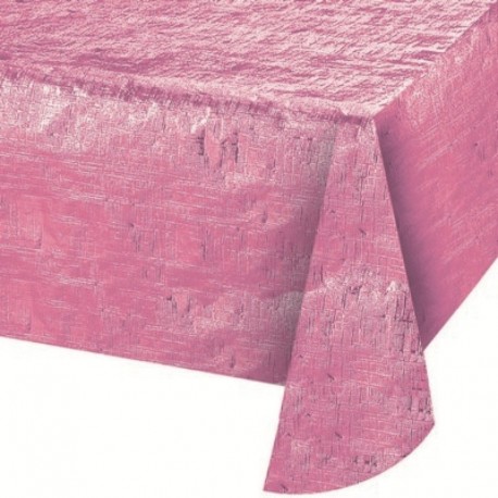 Tovaglia Plastica Iridescent Rosa 137x274 cm