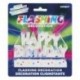 Deco Torta Happy Birthday Luminosa 12x8 cm.