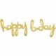 Pallone Happy B-Day Oro 190x68 cm