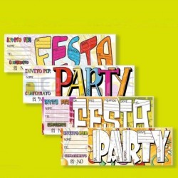 15 Inviti Blocchetto Festa Party