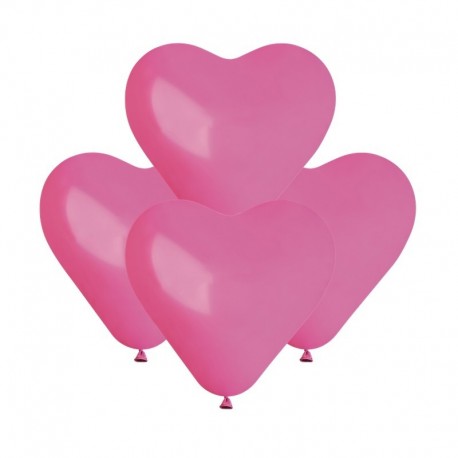 Palloncini Cuore Fucsia 15 cm