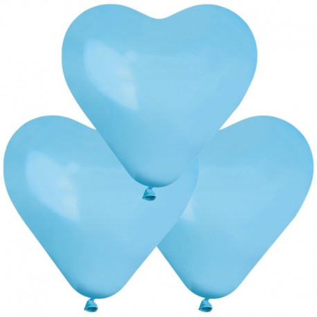 Palloncini Cuore Azzurri 40 cm