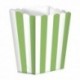 5 Contenitori Popcorn Verde Lime 9x13 cm