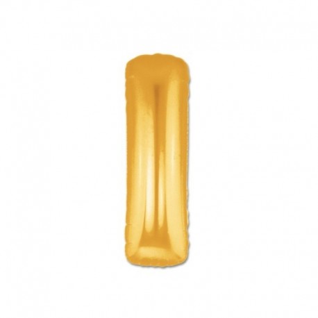 Pallone Lettera I Oro 40 cm