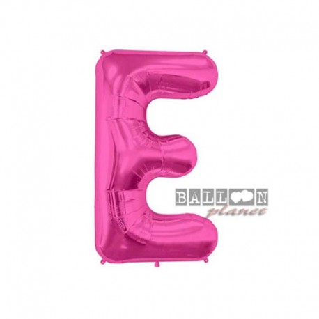 Pallone Lettera E Fucsia 40 cm