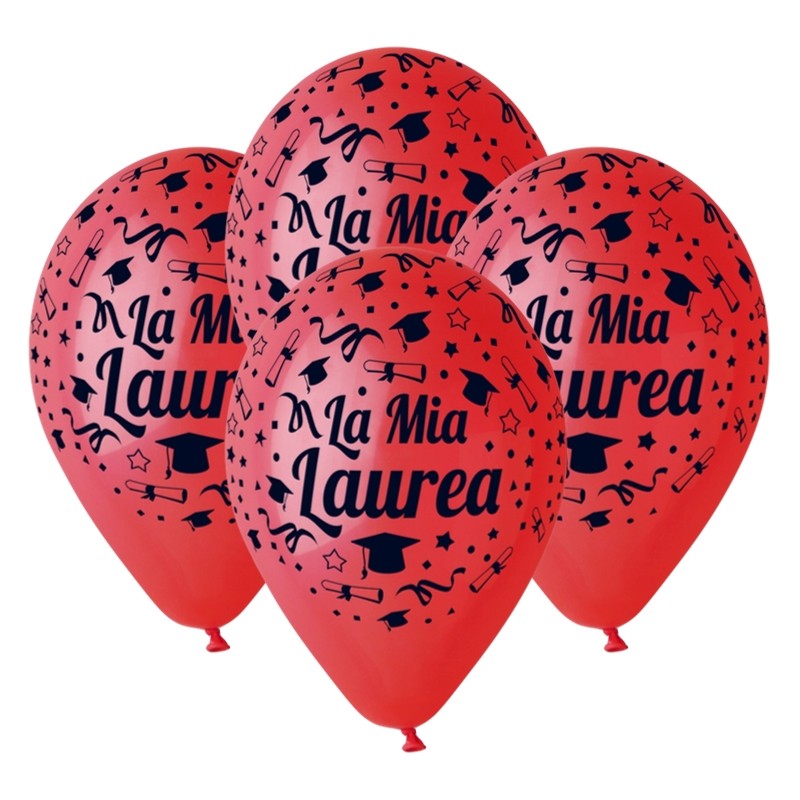 Palloncini stampati LAUREA 12 - 30cm - Kreashop