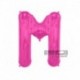 Pallone Lettera M Fucsia 40 cm