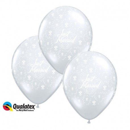 Palloncini Just Married 30 cm