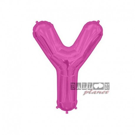 Pallone Lettera Y Fucsia 40 cm