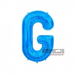 Pallone Lettera G Blu 40 cm