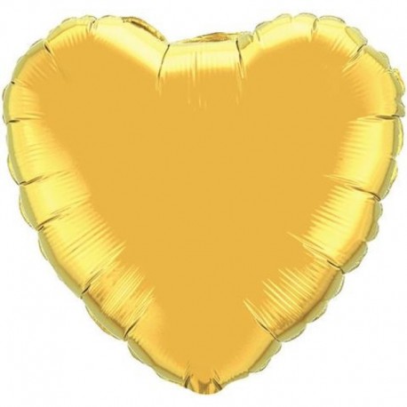 Pallone Cuore Jumbo Oro 80 cm