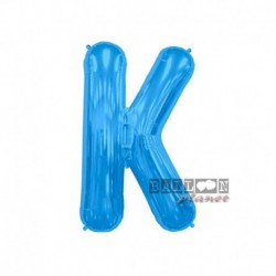 Pallone Lettera K Blu 40 cm