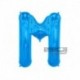 Pallone Lettera M Blu 40 cm