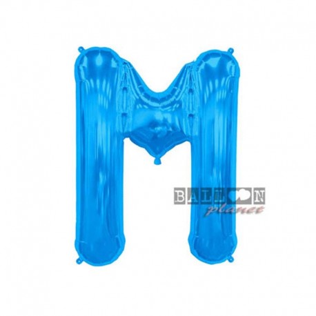 Pallone Lettera M Blu 40 cm