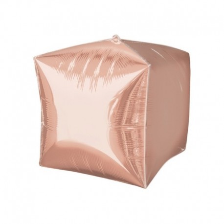 Pallone Cubo Rosa Gold 40 cm