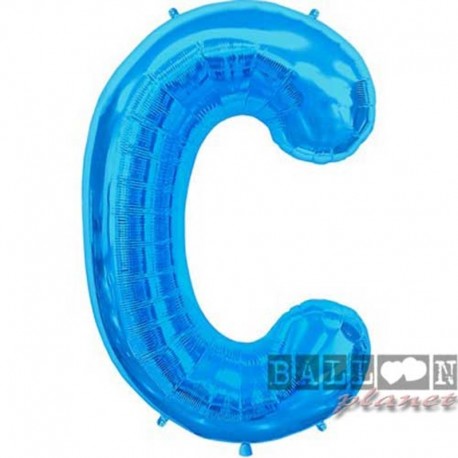 Pallone Lettera C Blu 90 cm