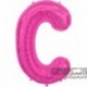 Pallone Lettera C Fucsia 90 cm