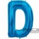 Pallone Lettera D Blu 90 cm