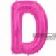 Pallone Lettera D Fucsia 90 cm