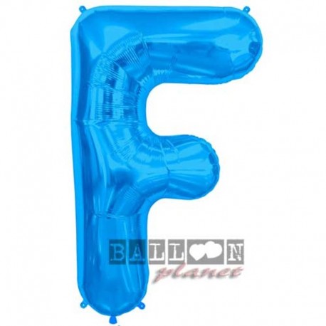 Pallone Lettera F Blu 90 cm