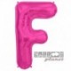 Pallone Lettera F Fucsia 90 cm