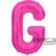 Pallone Lettera G Fucsia 90 cm