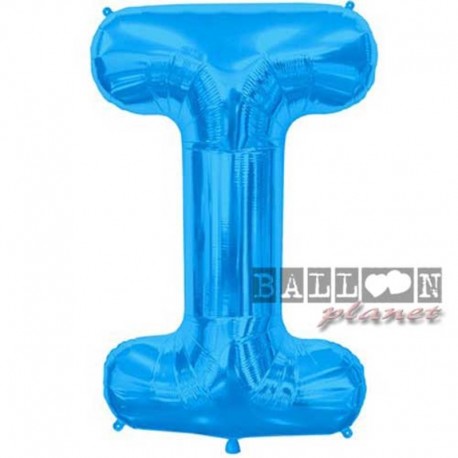 Pallone Lettera I Blu 90 cm