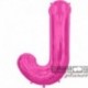 Pallone Lettera J Fucsia 90 cm