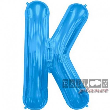 Pallone Lettera K Blu 90 cm