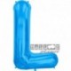 Pallone Lettera L Blu 90 cm