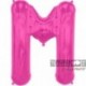 Pallone Lettera M Fucsia 90 cm