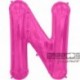 Pallone Lettera N Fucsia 90 cm