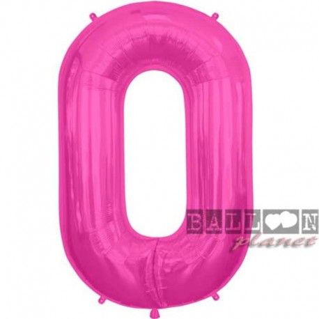 Pallone Lettera O Fucsia 90 cm