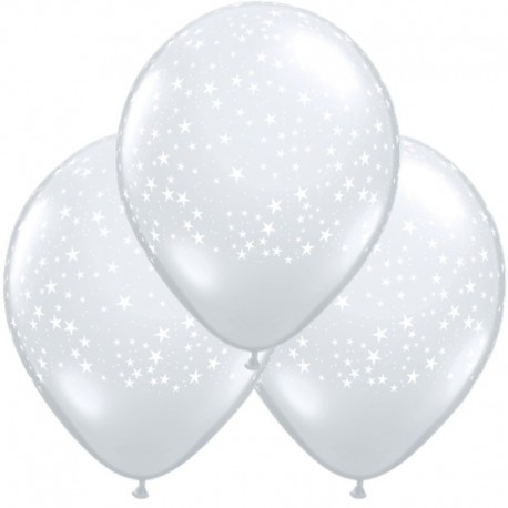 Palloncini Star White 40 cm