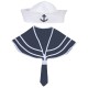 Set Collare Cappello Marinaio