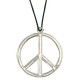 Collana Metallo Peace Love Hippie