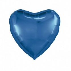 Pallone Cuore Blu Cobalto 45 cm
