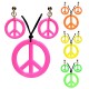 Set Collana Orecchini Fluo Hippie