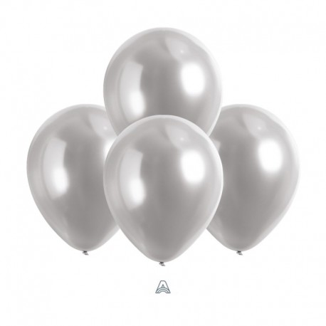 Palloncini Satin Luxe Platino 12 cm