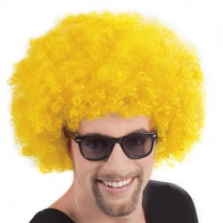 Parrucca Afro Yellow